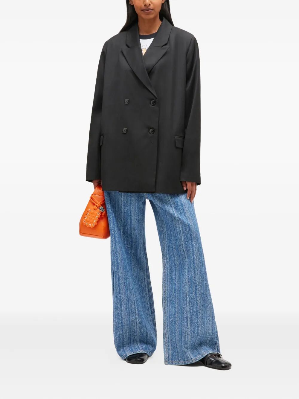 Calendered Wool Blazer