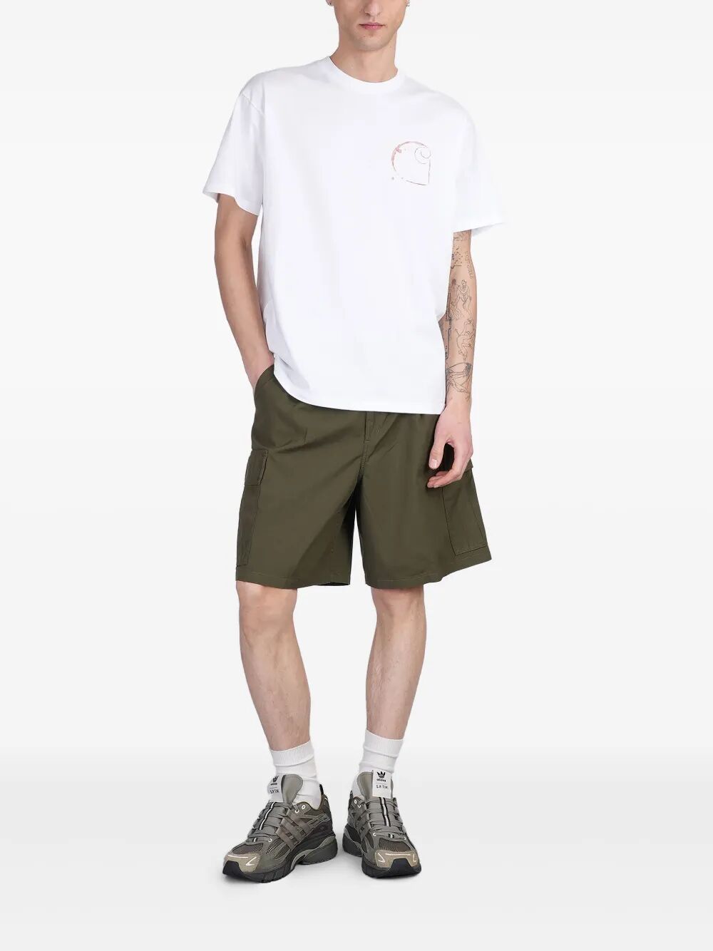 Pantaloni cargo corti