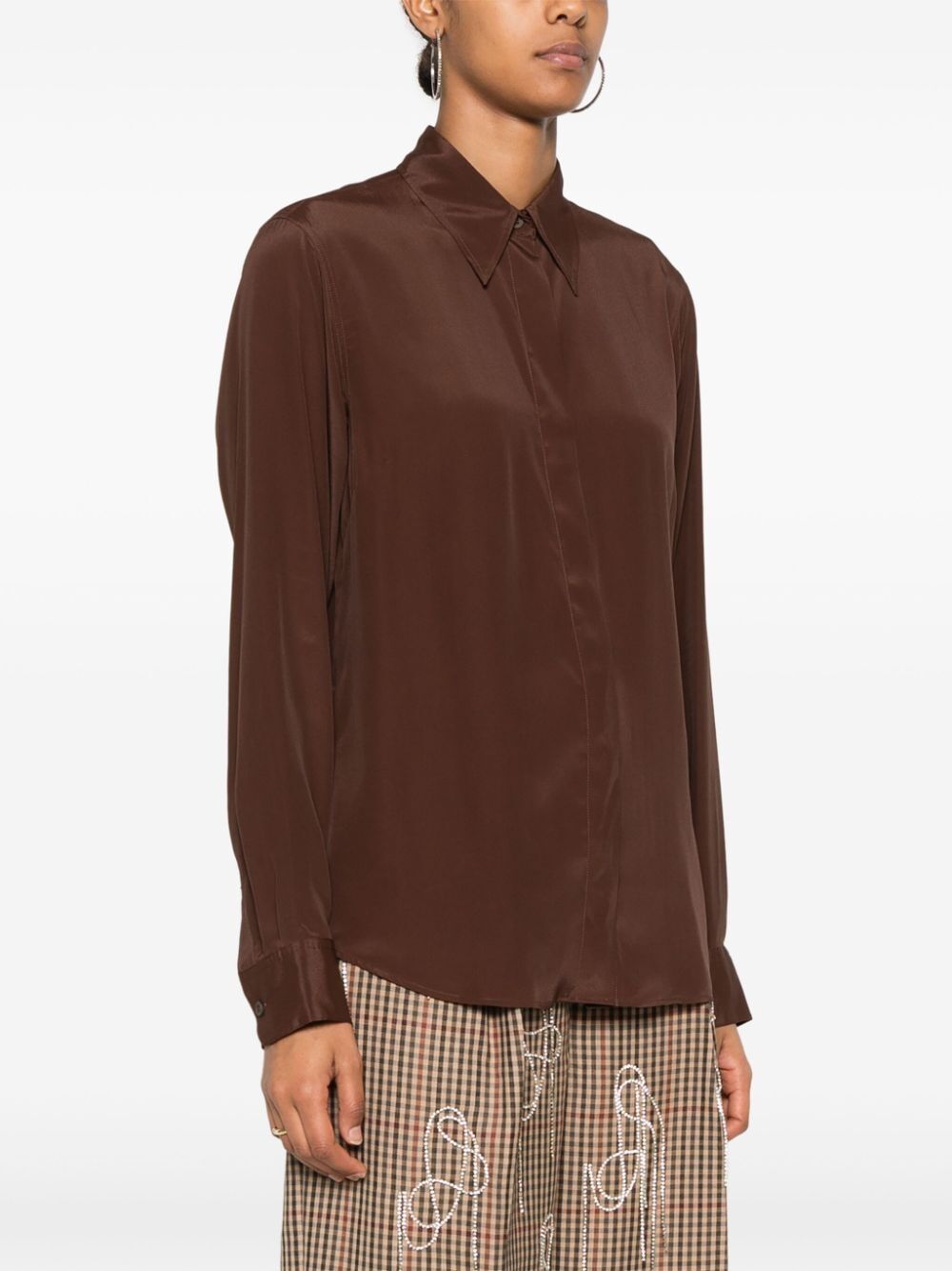 CAMICIA MISTO SETA