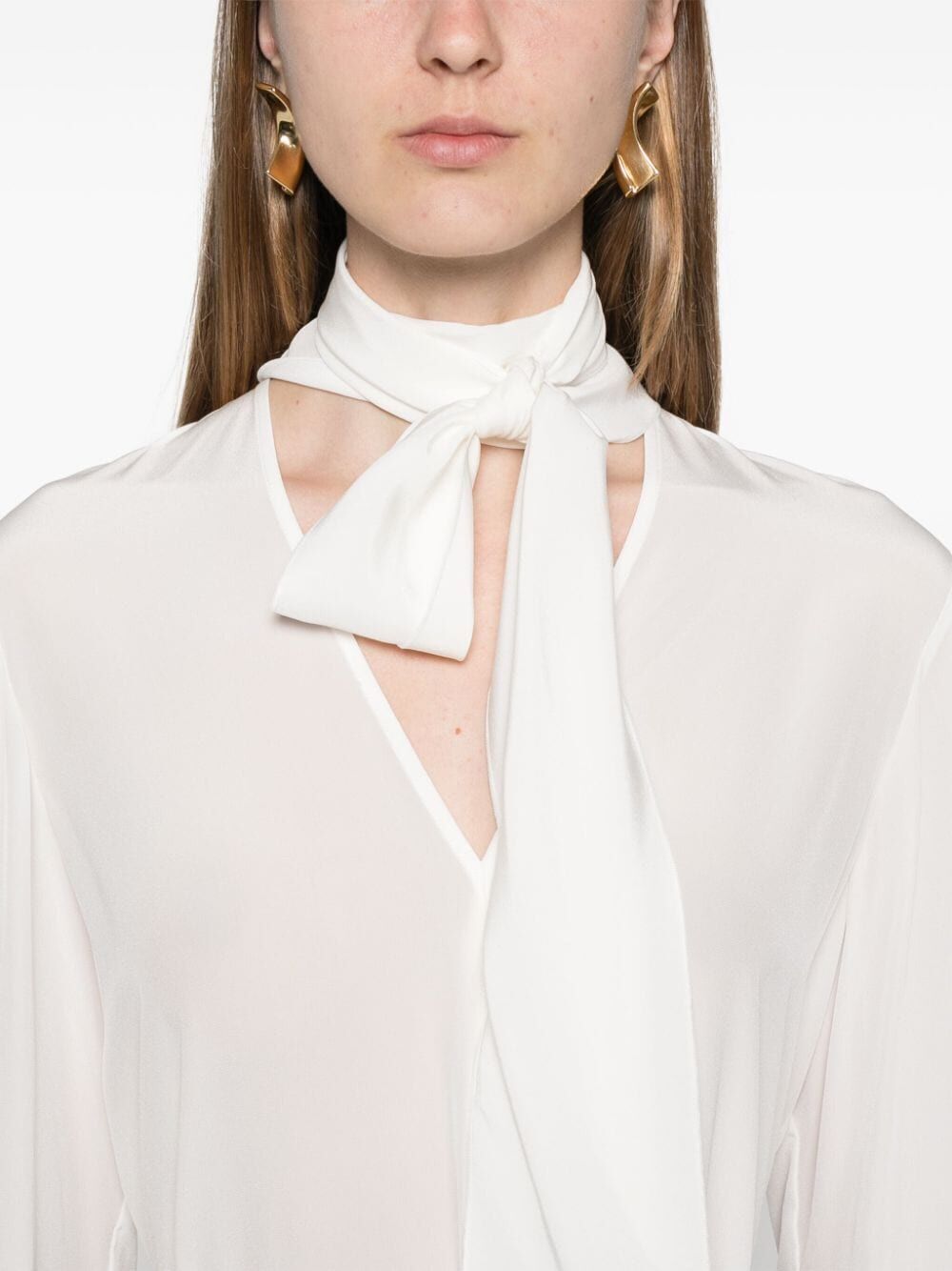 CAMICIA COLLETTO ANNODATO