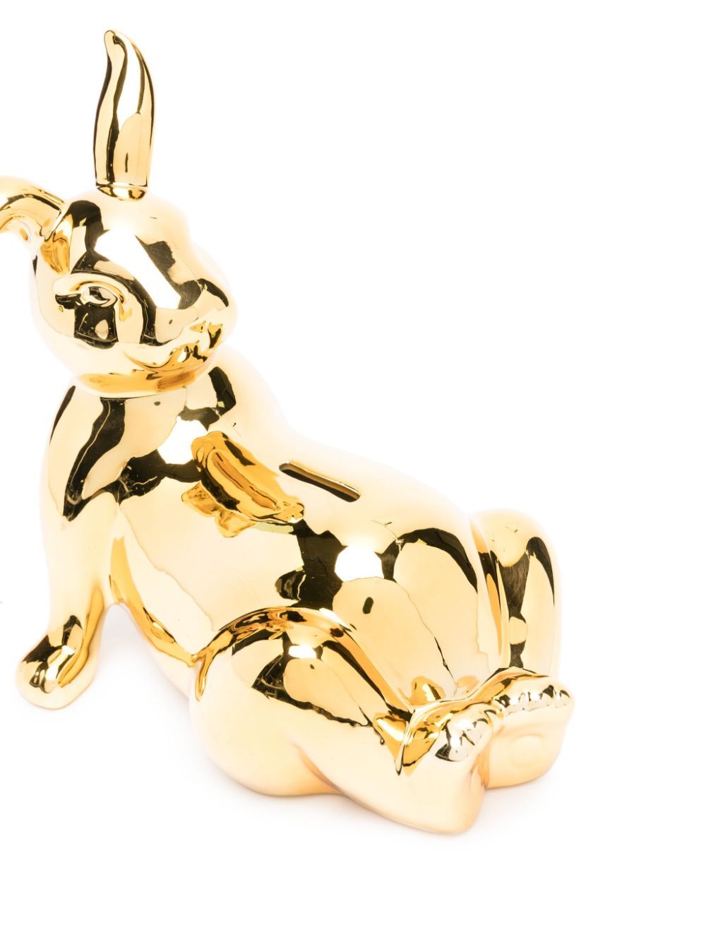 Moneybox Bunny belly gold