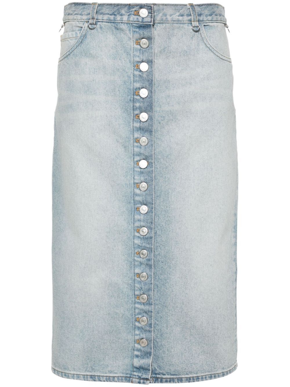 MULTIFLEX BLUE DENIM SKIRT