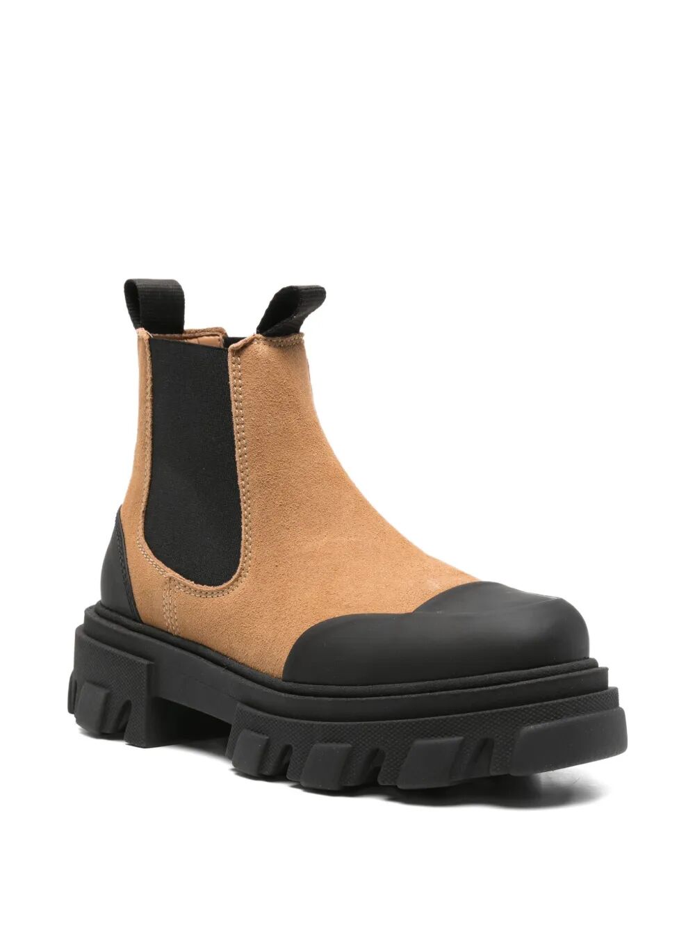 Cleated Low Chelsea Boot Suede