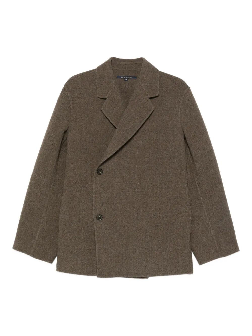 Asymmetrical button up jacket