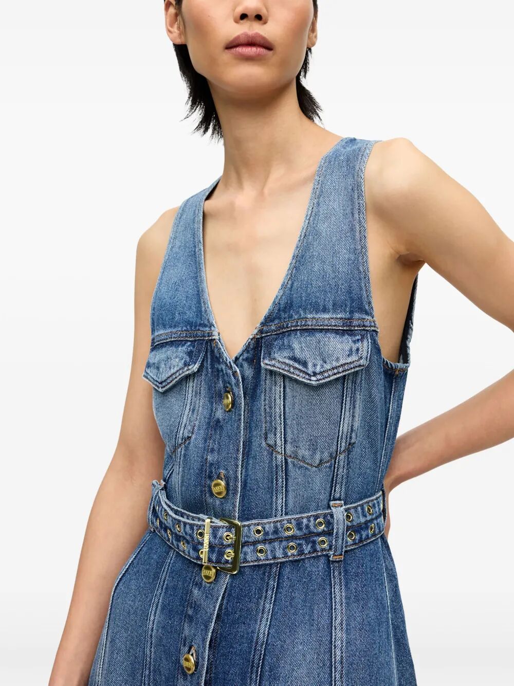 Abito midi in jeans