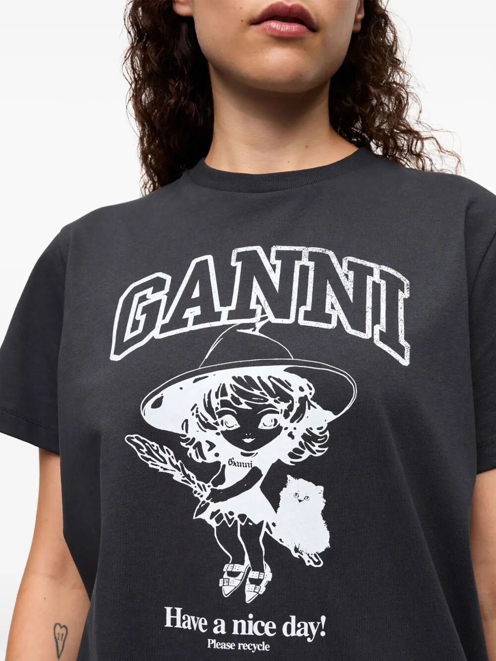 Basic Cotton Witch Relaxed Tshirt