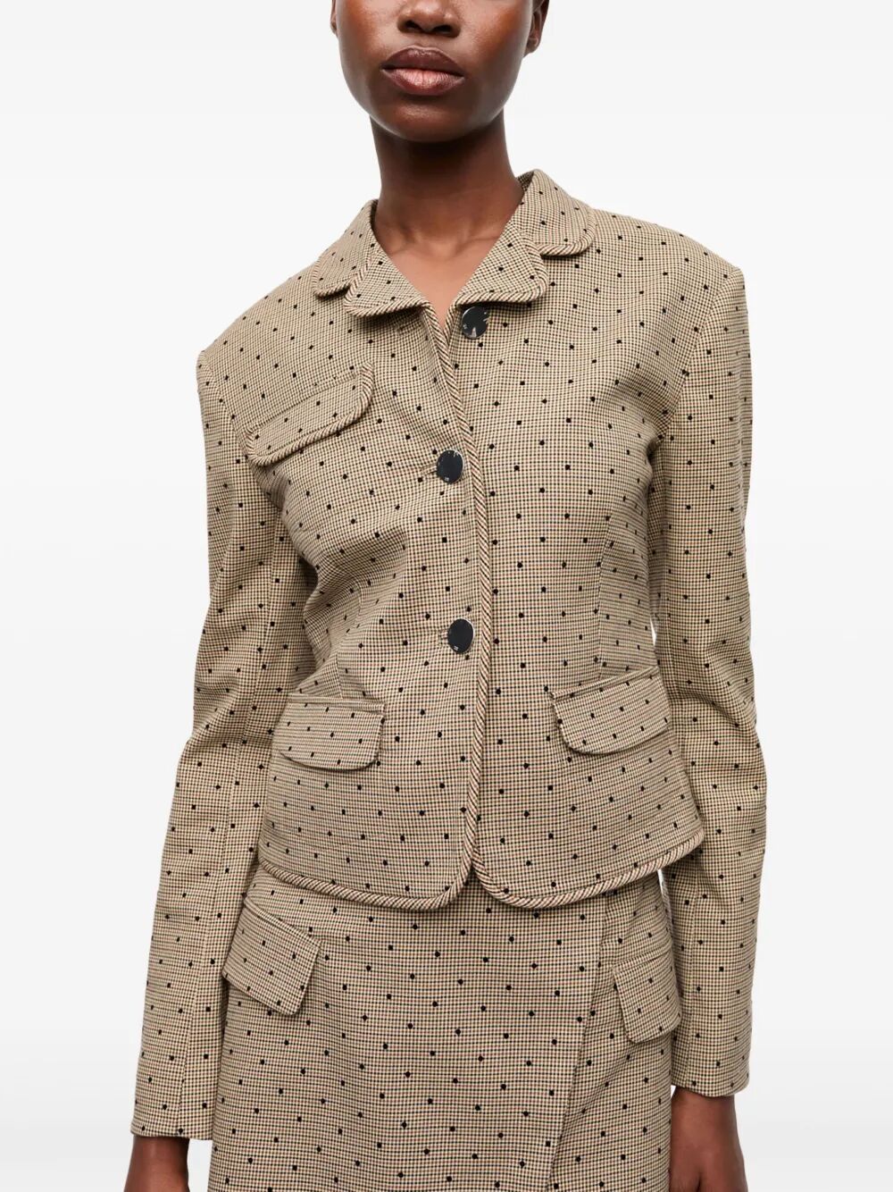 Flock Check Suiting Blazer