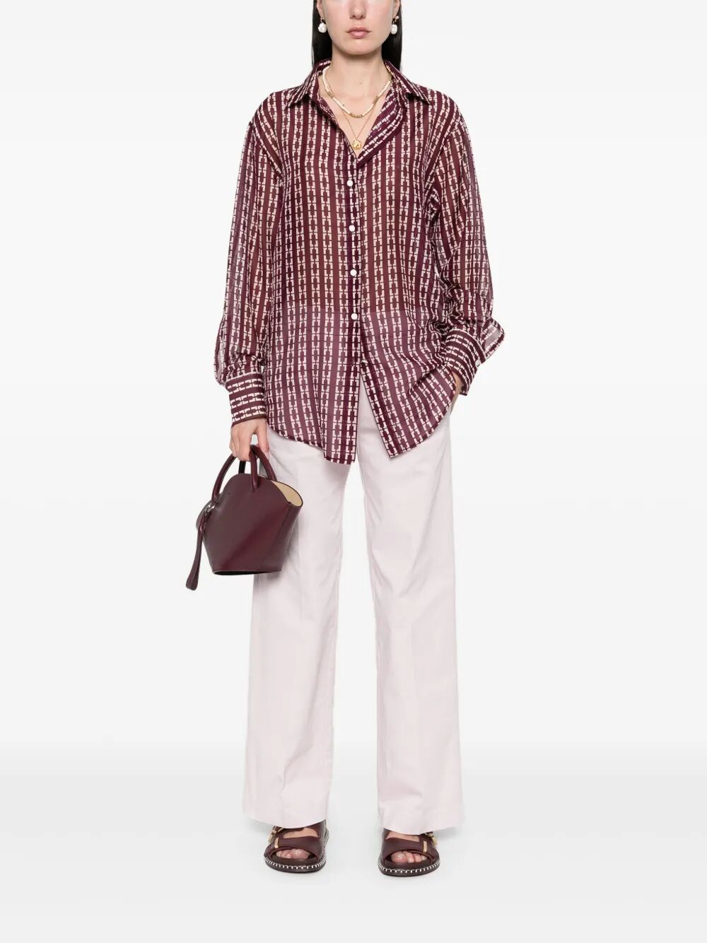 Camicia a maniche lunghe