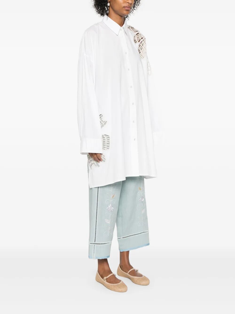 Abito camicia con decorazioni