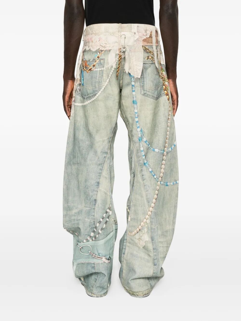 Jeans con stampa