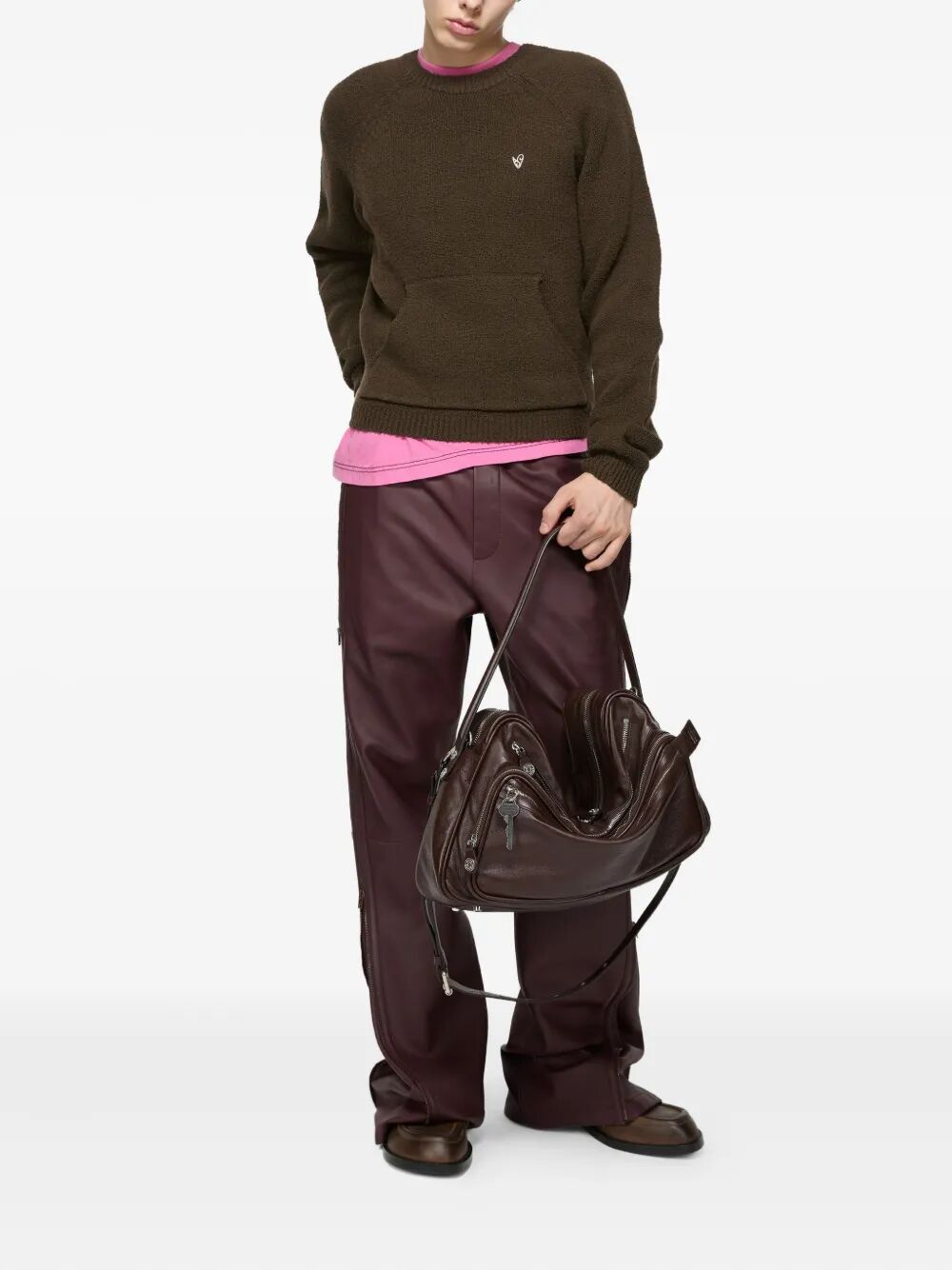 Maglione con tasca frontale