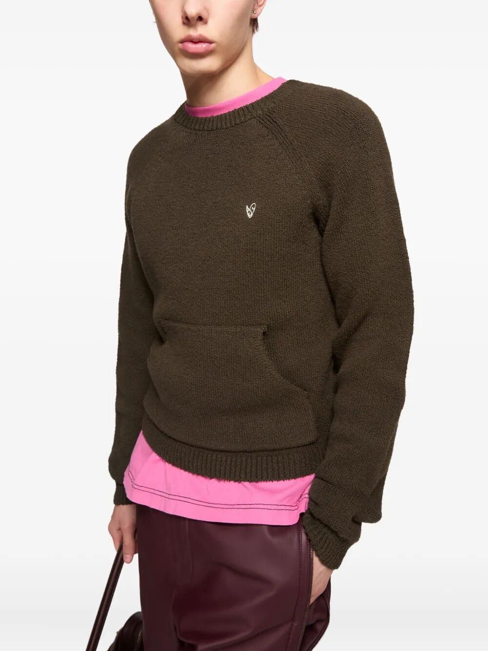 Maglione con tasca frontale