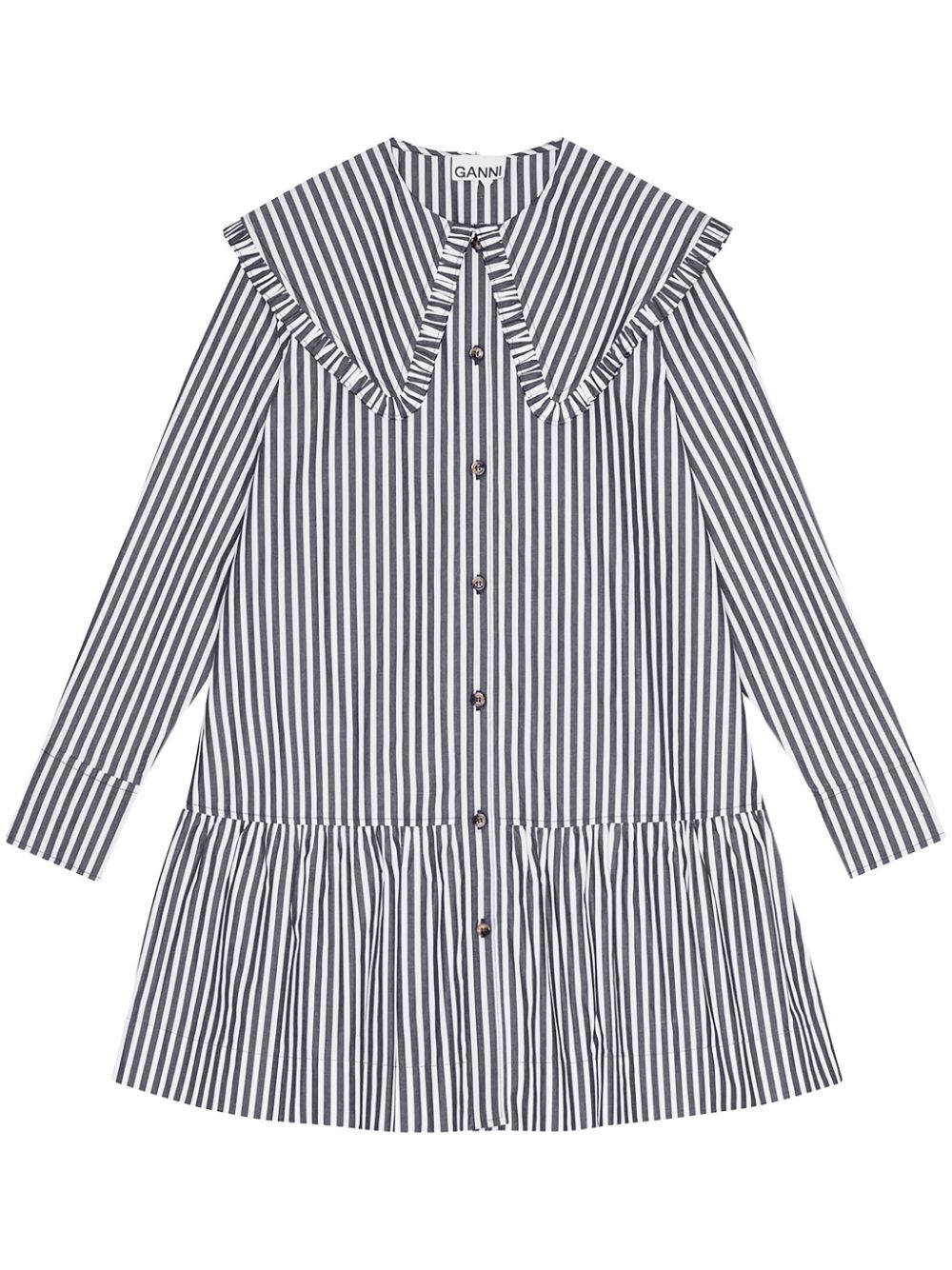 CAMICIA RIGATA COLLO MAXI