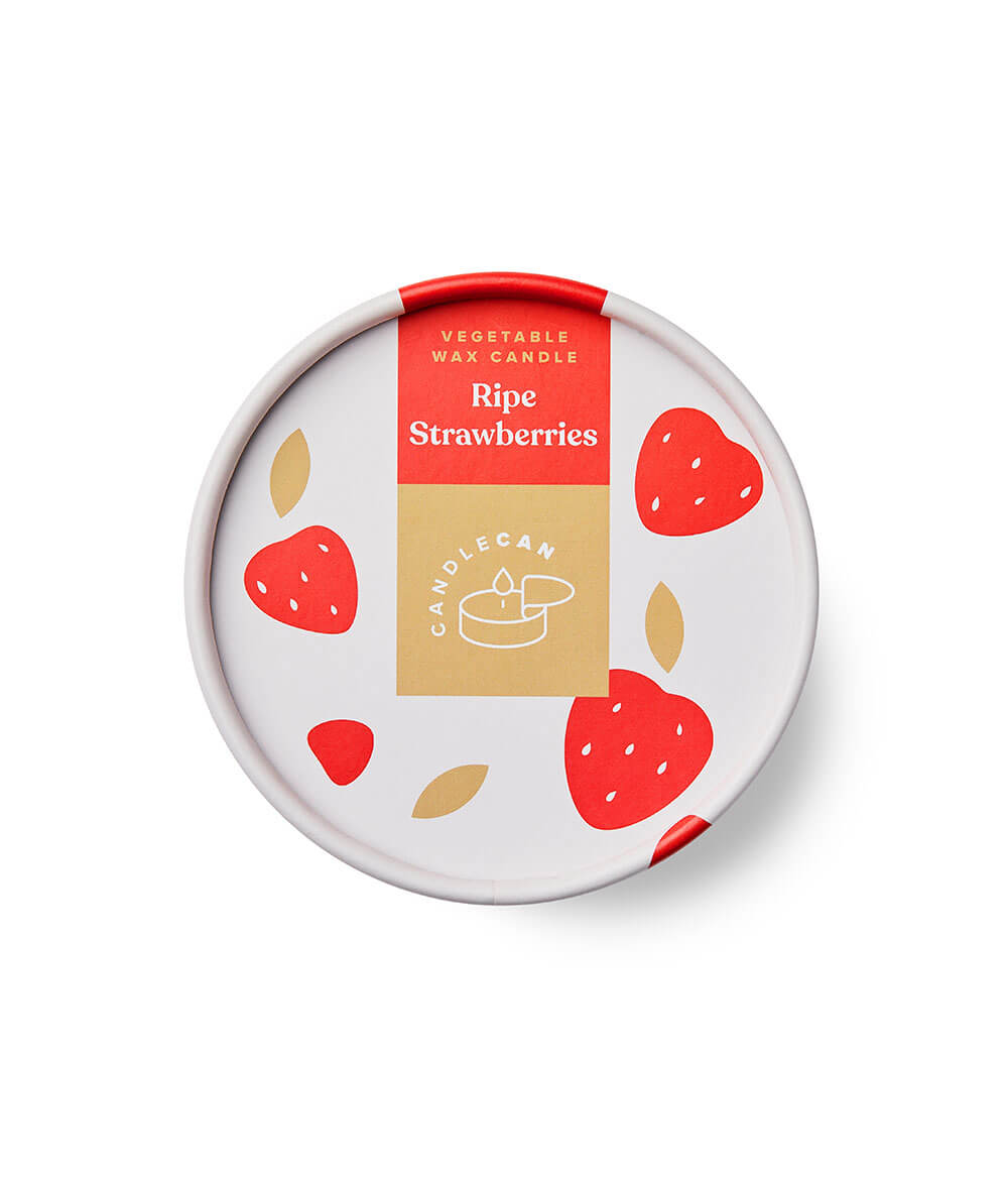 CANDLECAN RIPE STRAWBERRY