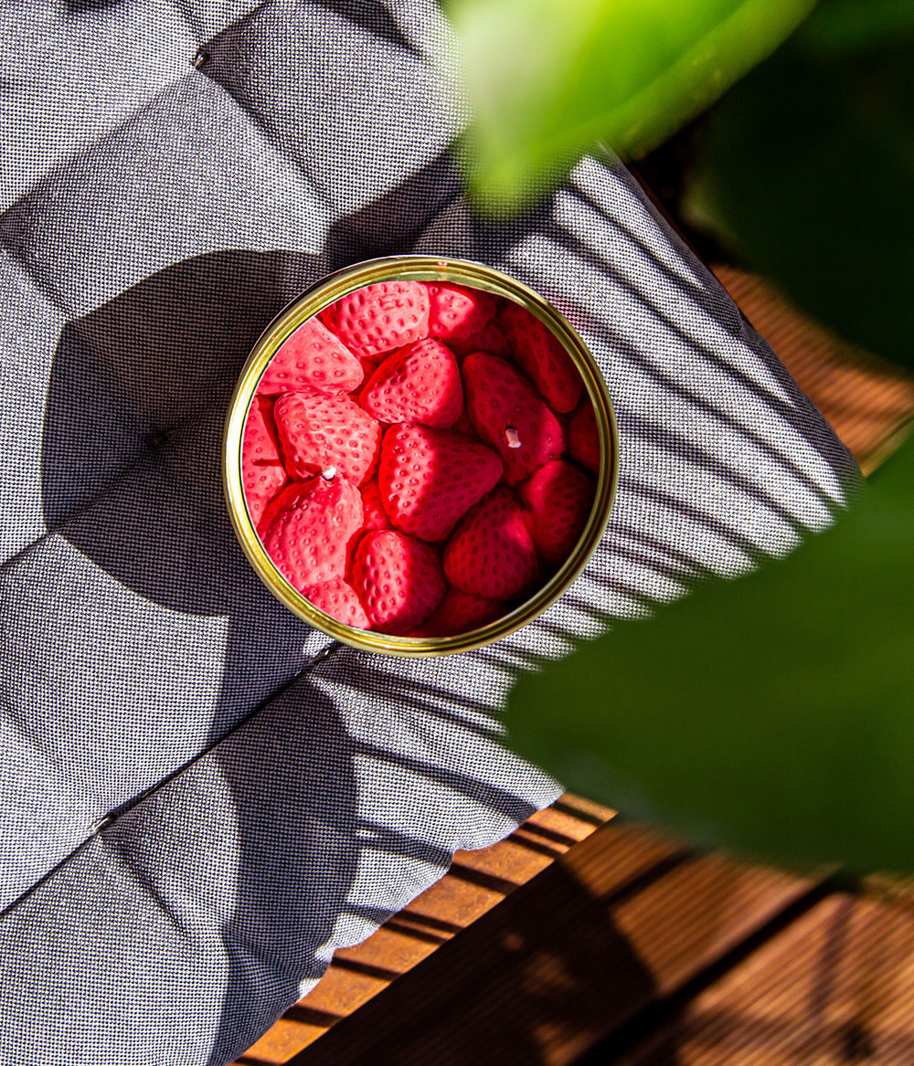 CANDLECAN RIPE STRAWBERRY