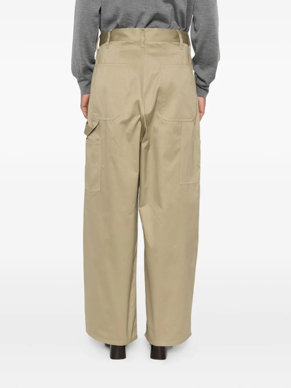 darted loose fit pants