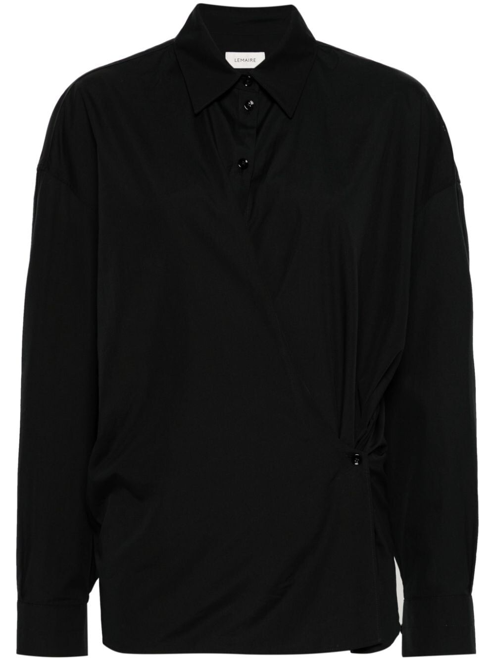 CAMICIA DRAPPEGGIO LATERALE