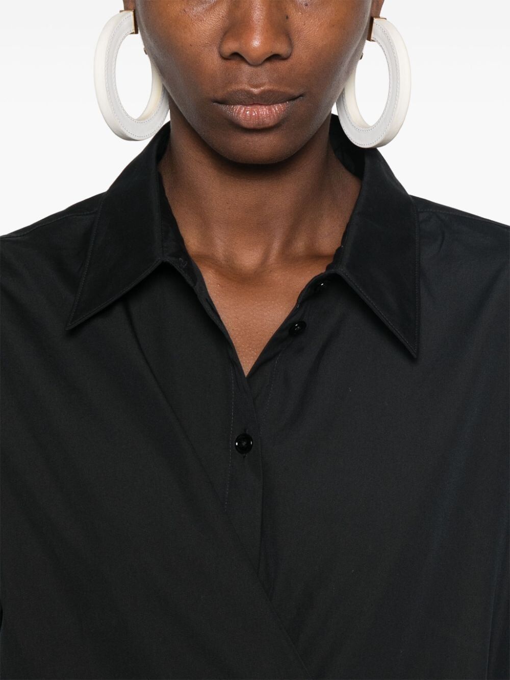 CAMICIA DRAPPEGGIO LATERALE