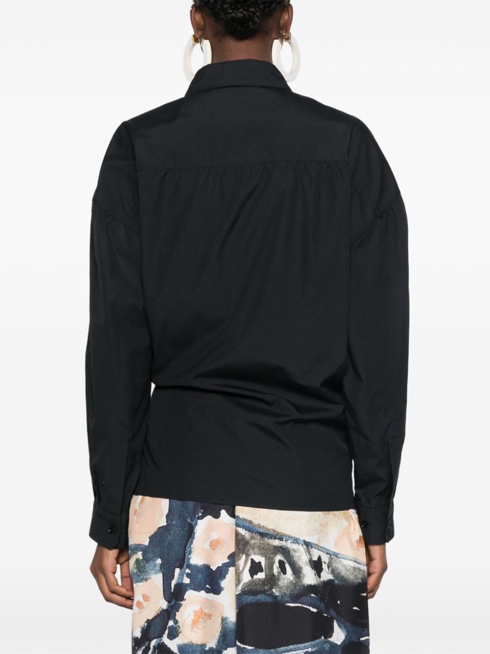 CAMICIA DRAPPEGGIO LATERALE