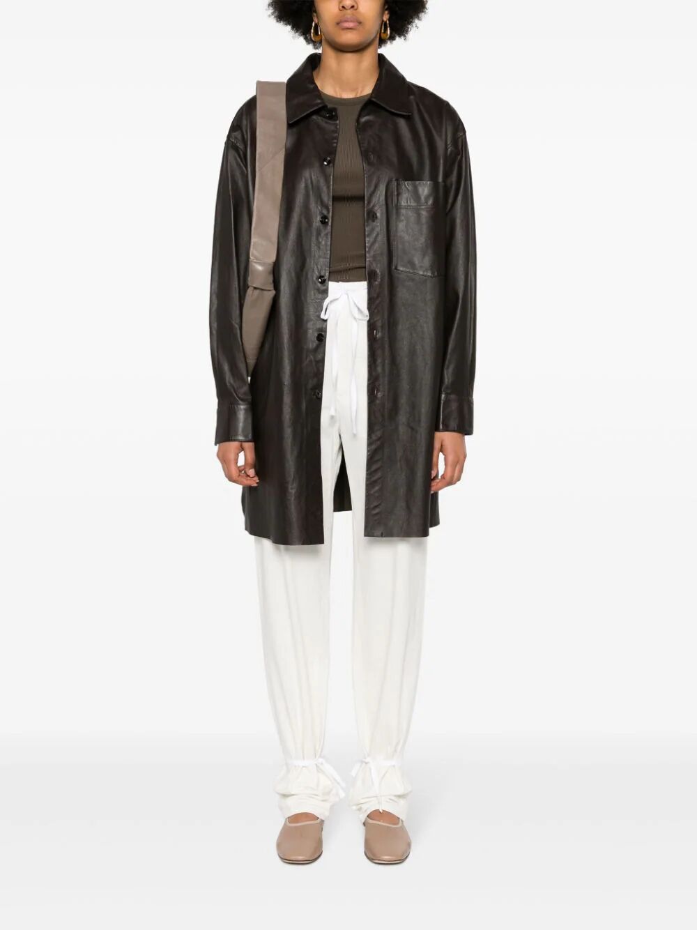 STRAIGHT PANTS WITH STRINGS