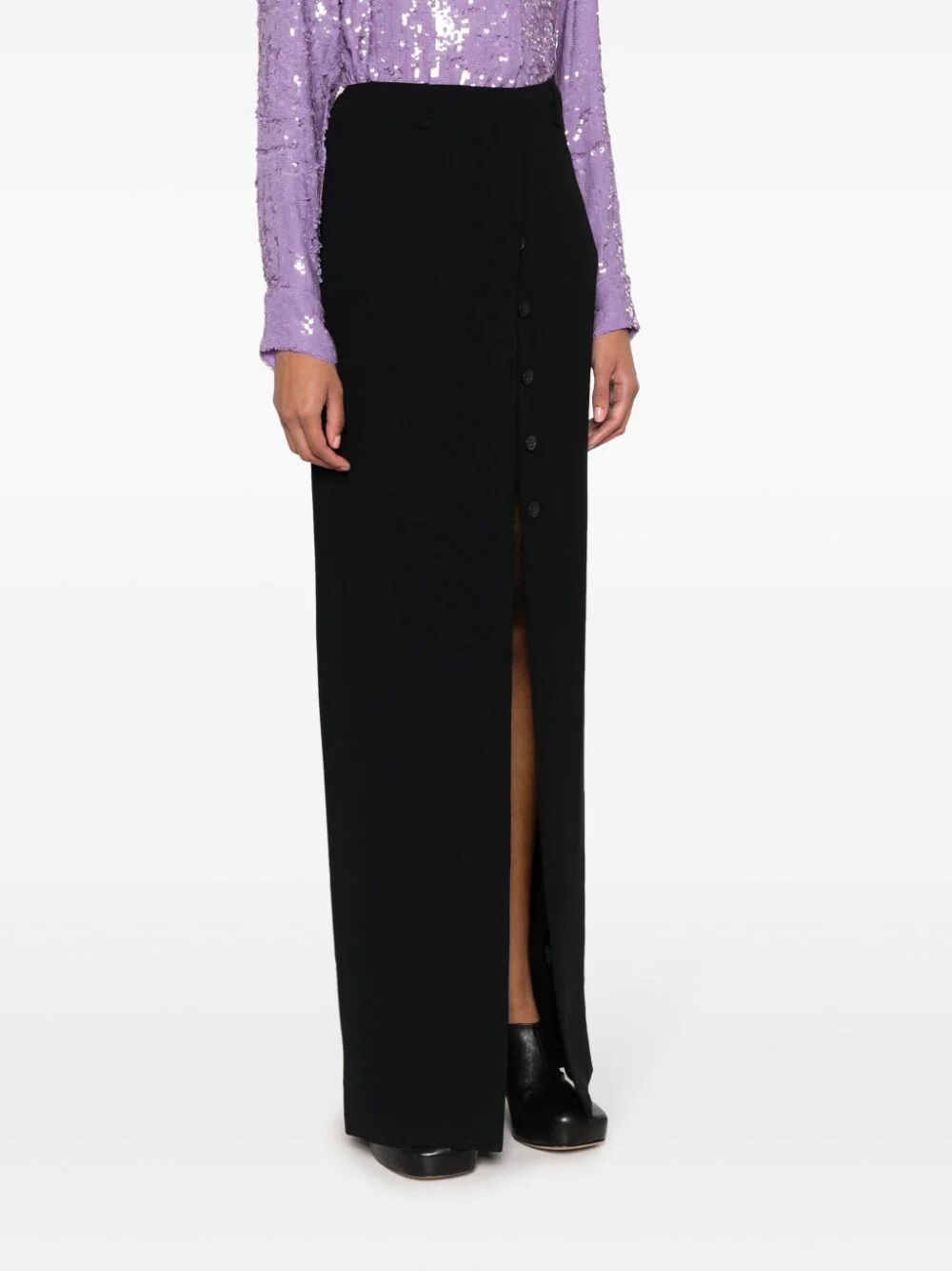SISMA LG EMB 7216 W.W.SKIRT BLACK