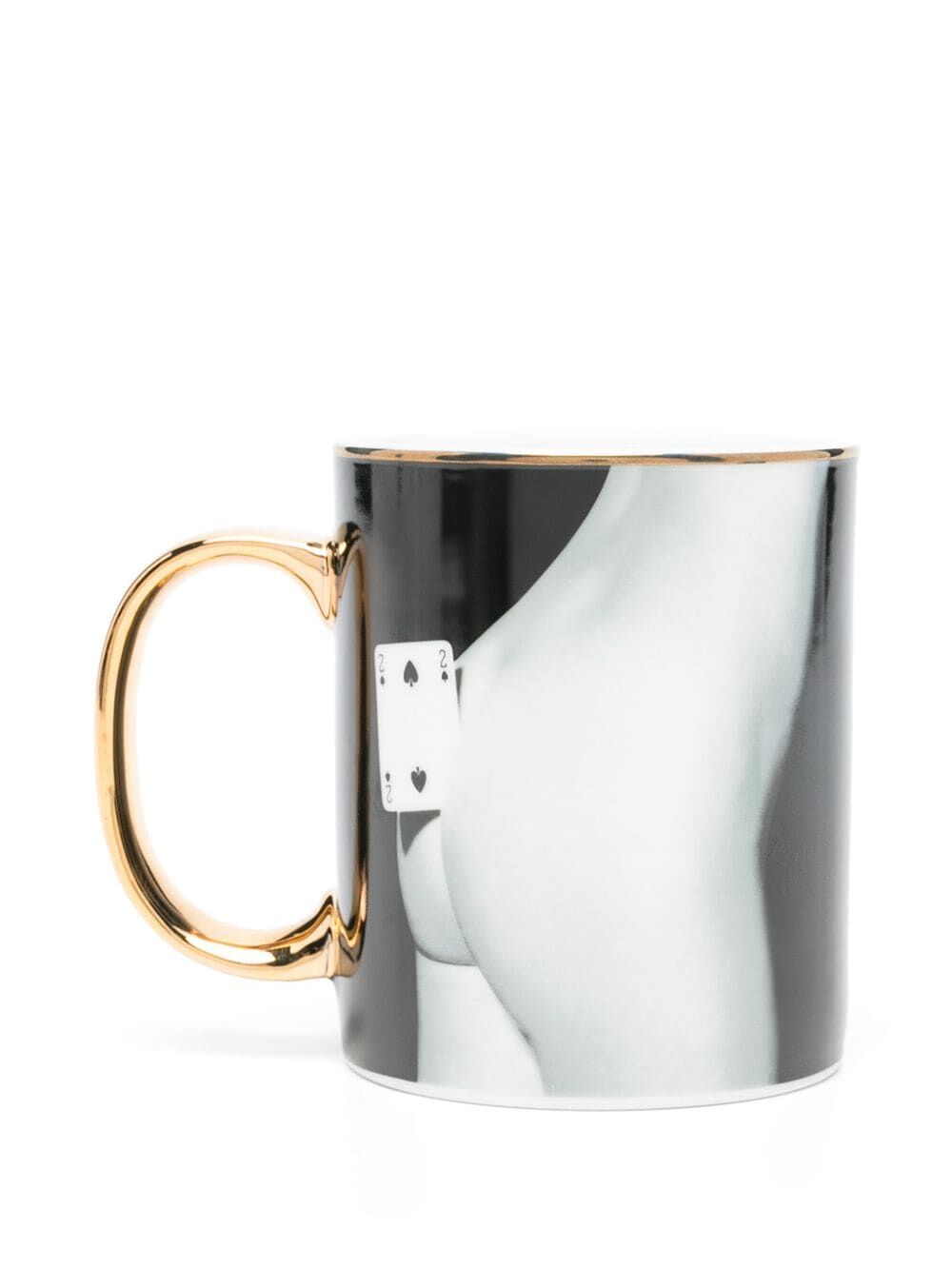 TAZZA IN PORCELLANA “TOILETPAPER HOME” Ø 8 H. 10 CM
