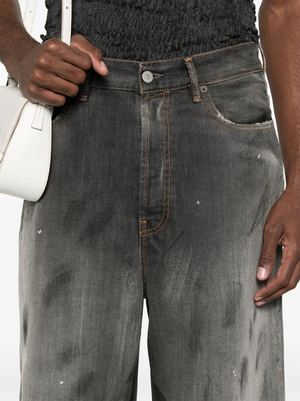 Pantaloni corti in jeans
