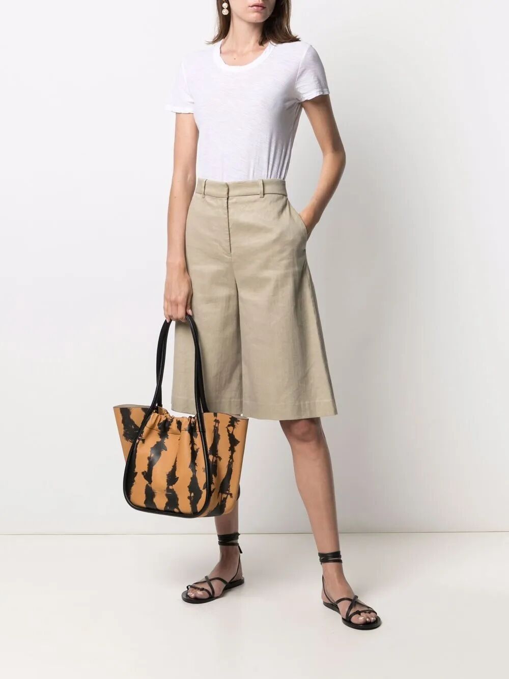 SHEER SLUB CREW NECK TEE