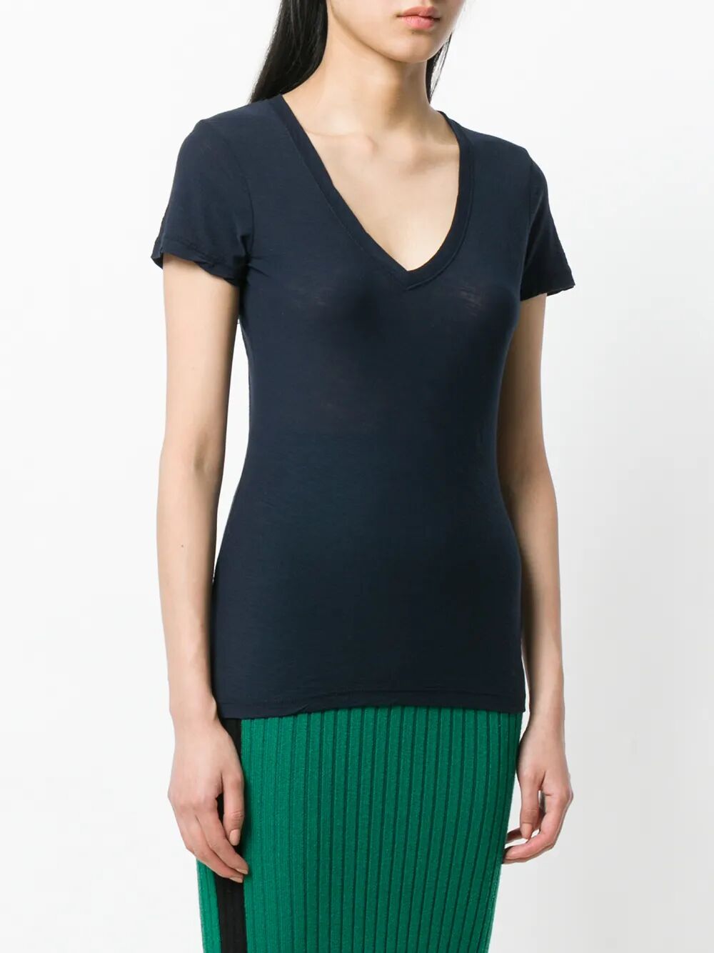 CASUAL T W/REVERSE BINDING