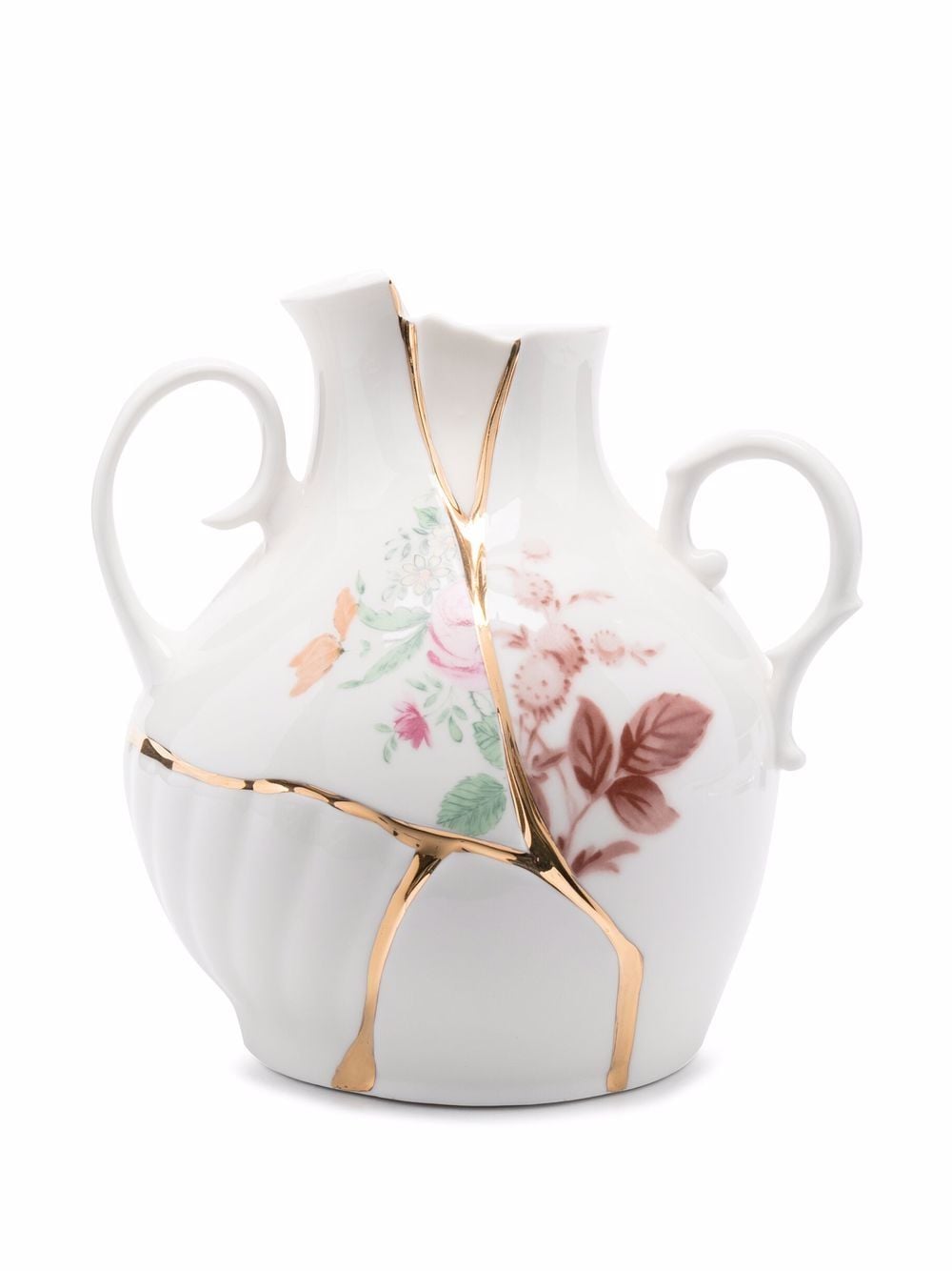 VASO IN PORCELLANA Cm.18x16 h.19 "KINTSUJI"