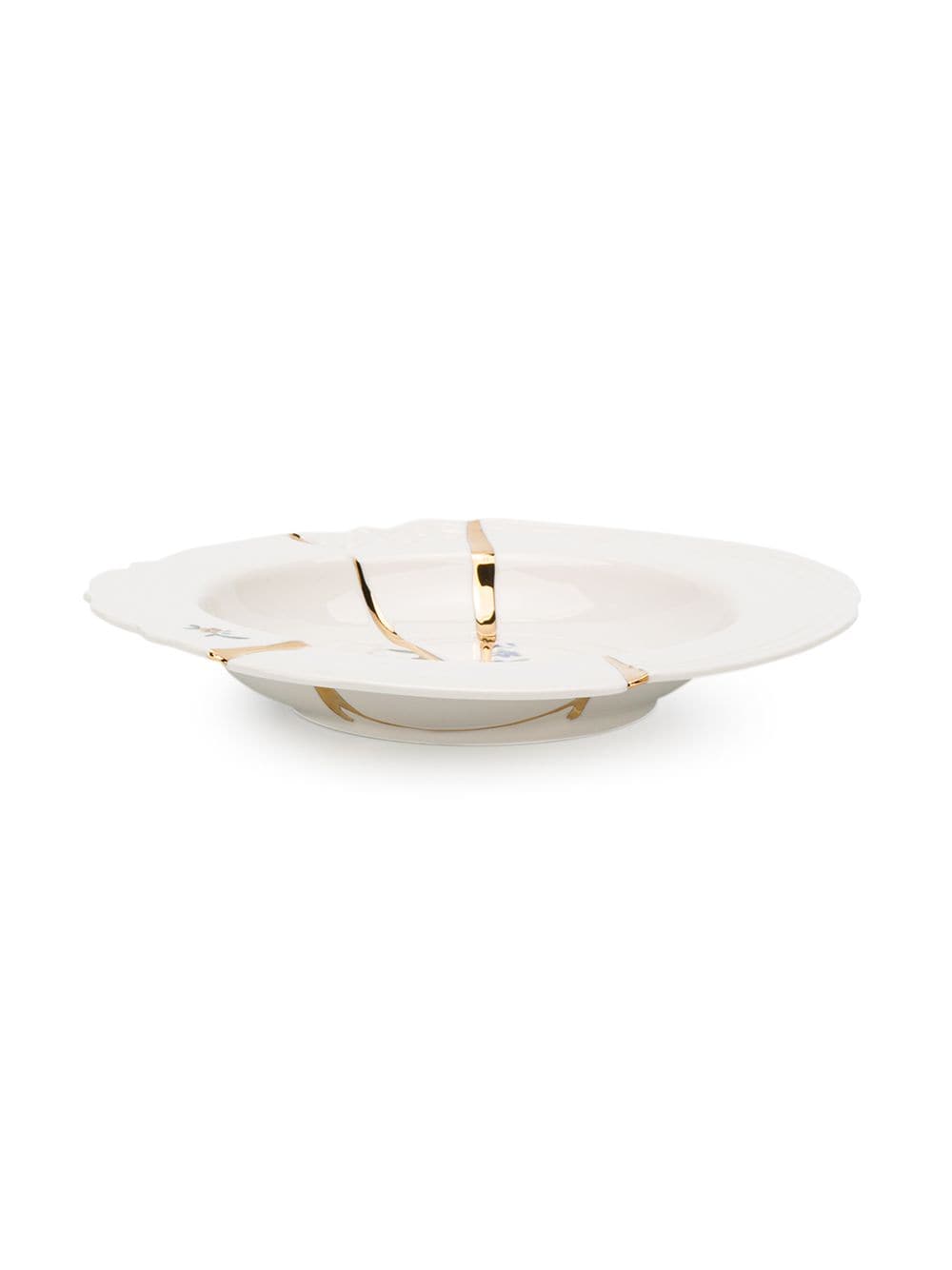 PIATTO FONDO IN PORCELLANA ø Cm.22 h.4 "KINTSUGI-n`2"