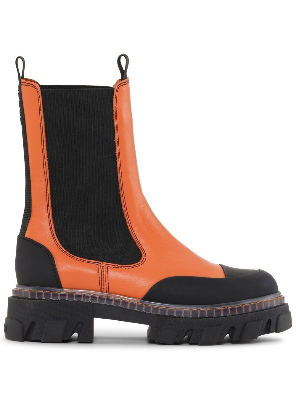 Cleated Low Chelsea Boot Transparent Welt