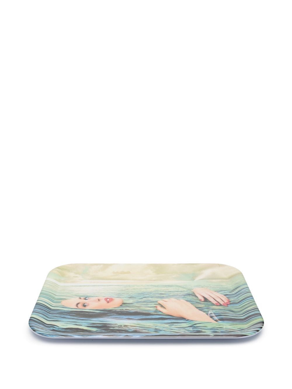 VASSOIO IN MELAMINA "TOILETPAPER" Cm.32x43,5 - SEA GIRL
