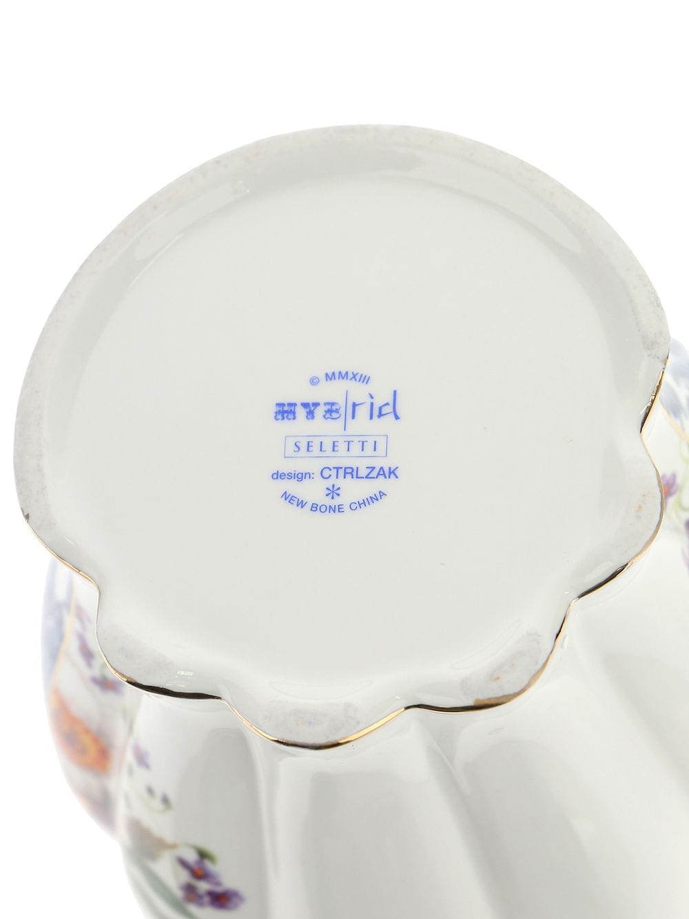 VASO IN PORCELLANA ø Cm.23 h.26 "HYBRID-MELANIA"