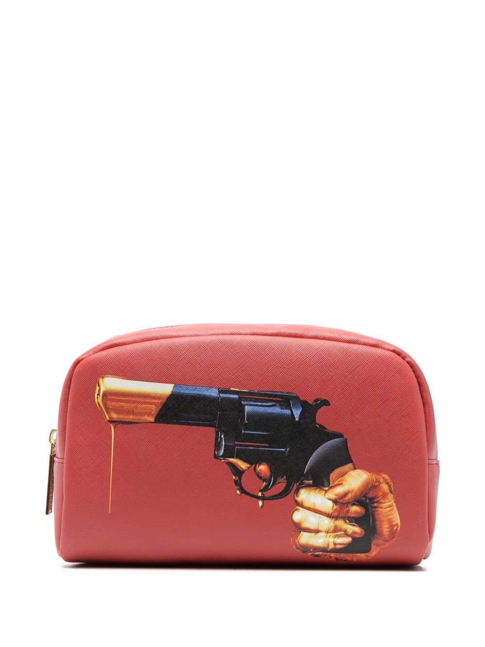BEAUTY-CASE IN PU STAMPATO "TOILETPAPER" Cm. 23x8 h.13 - REVOLVER