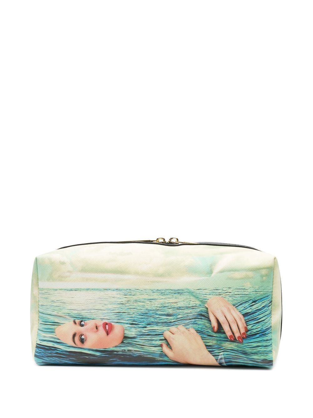 WASHBAG IN PU "TOILETPAPER" Cm. 25,5x12,5x12 - SEA GIRL