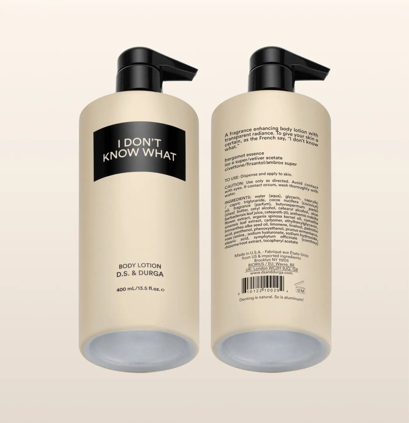 I DON’T KNOW WHAT BODY LOTION