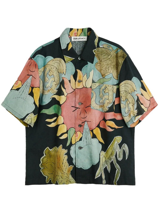 Camicia a maniche corte con taschino