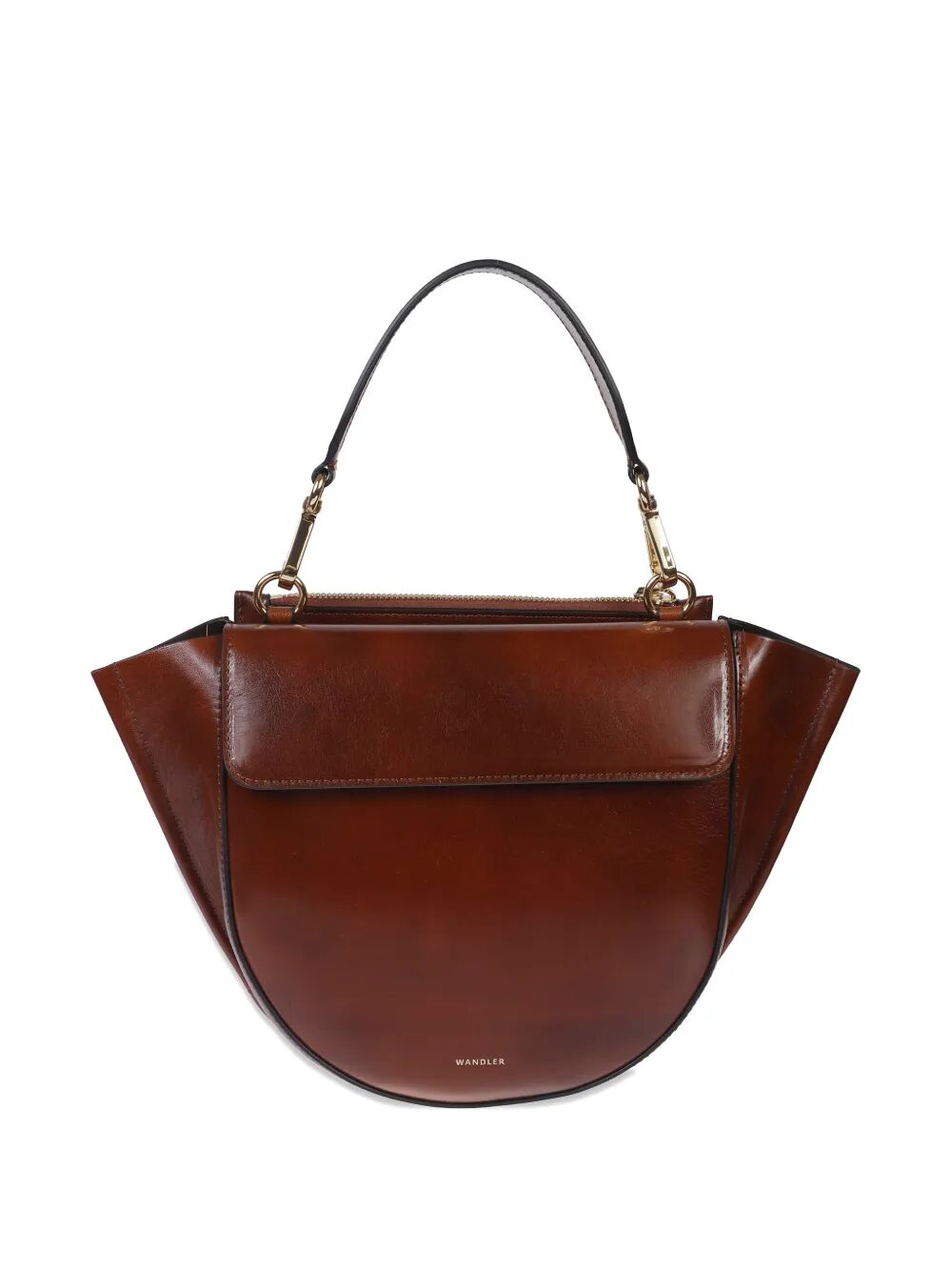 Borsa in pelle con manico