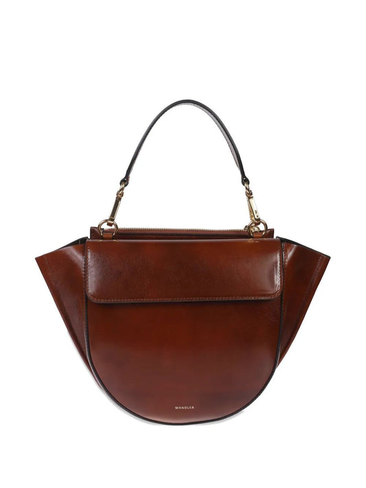 Borsa in pelle con manico