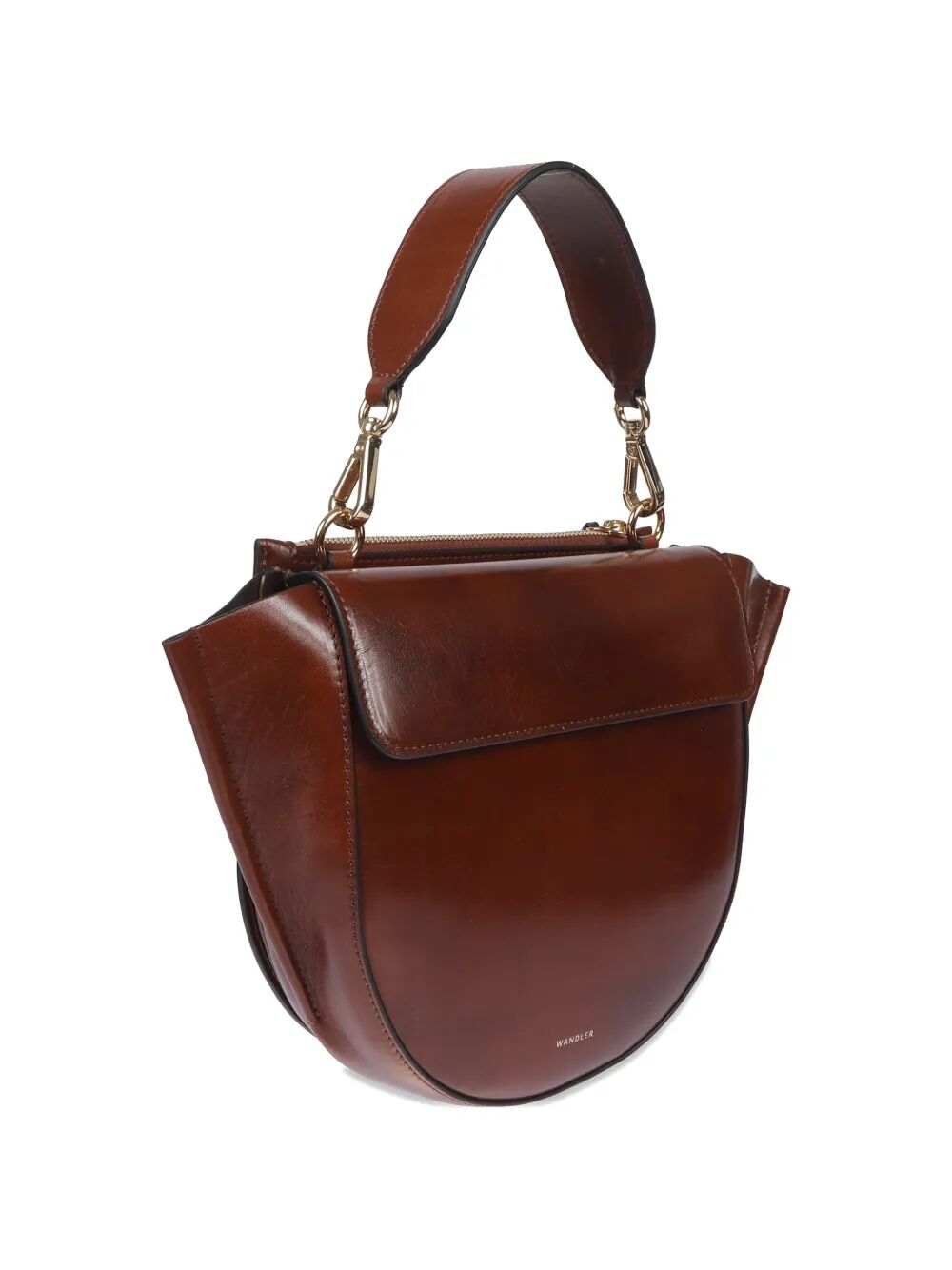 Borsa in pelle con manico