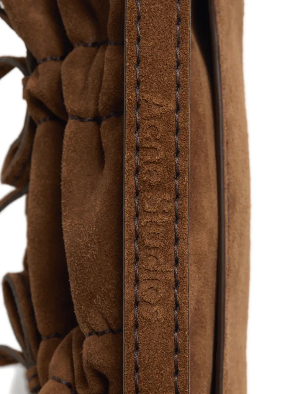 borsa  in scamosciato marrone