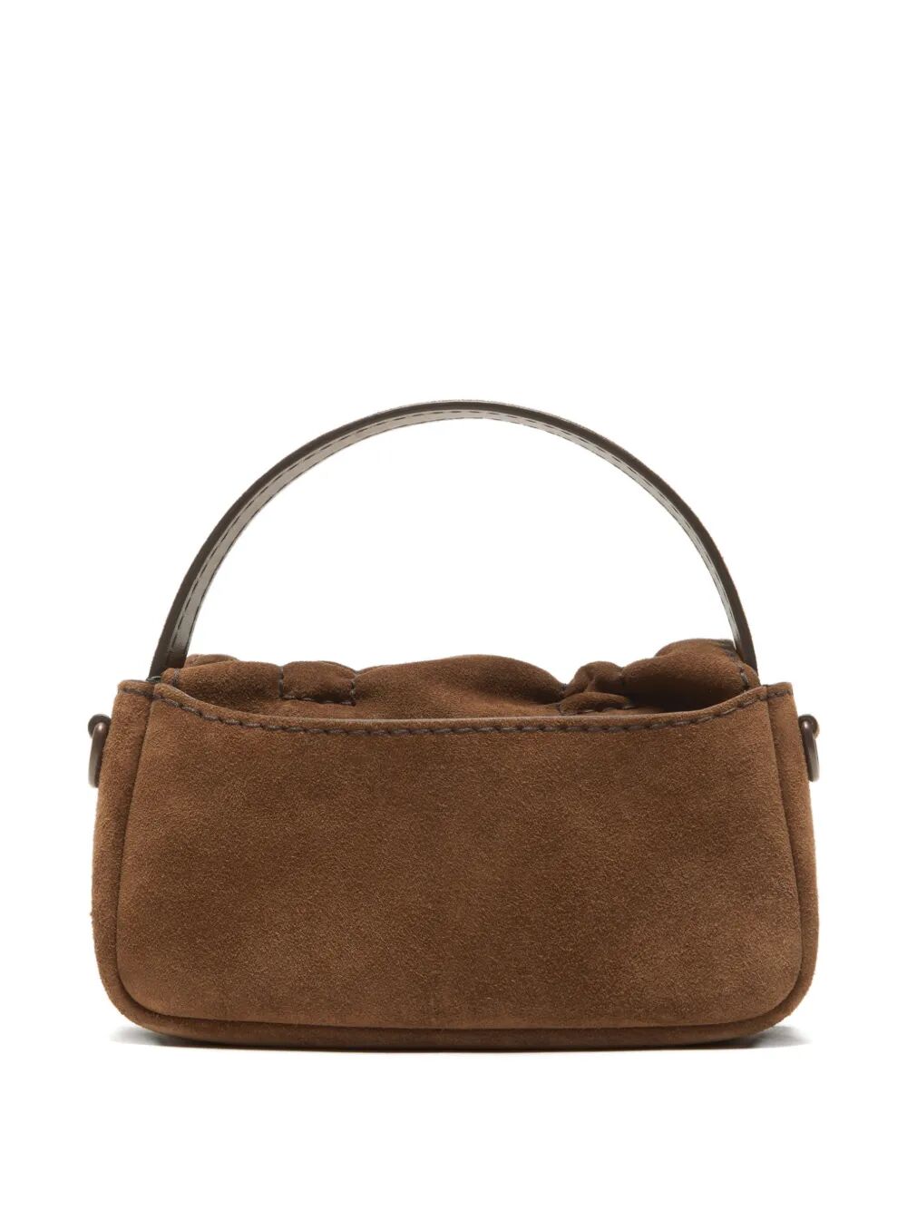 borsa  in scamosciato marrone