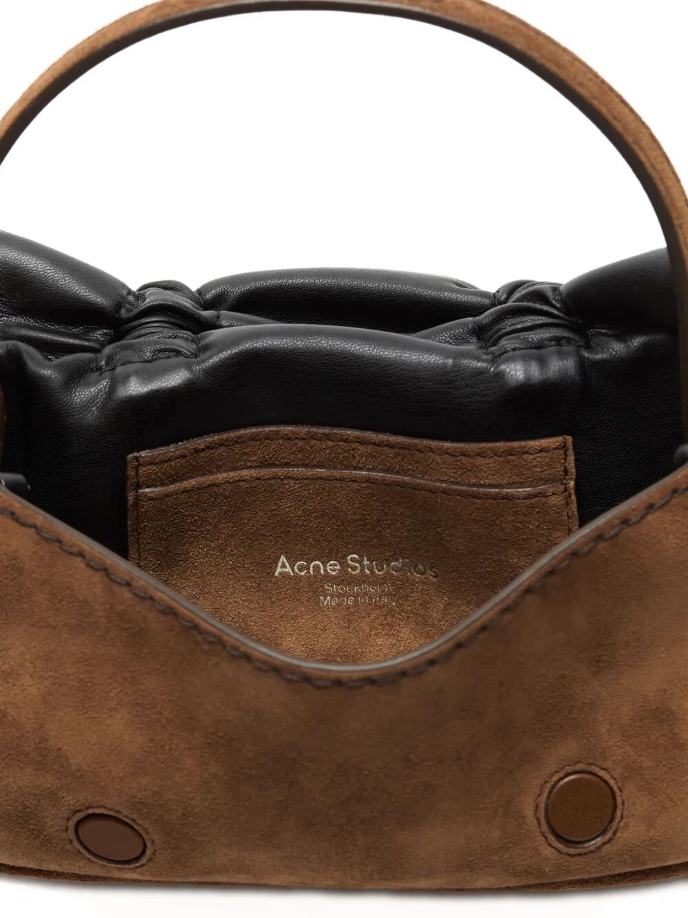 borsa  in scamosciato marrone