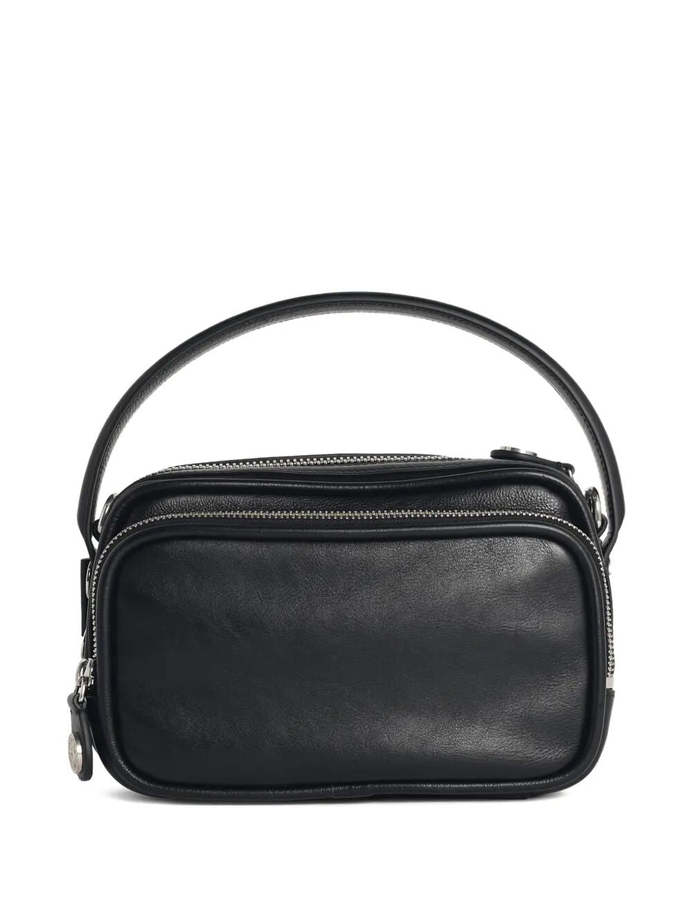 borsa in pelle nera