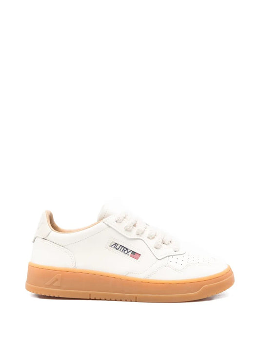 SNEAKERS MEDALIST LOW IN PELLE BIANCA