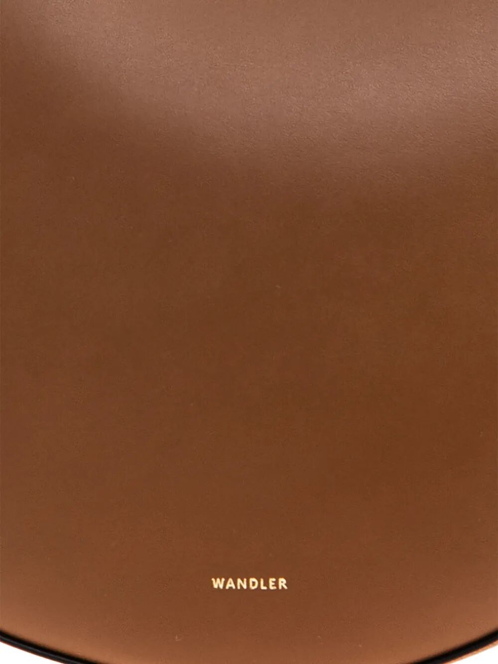 Borsa in pelle marrone con manici