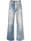 Jeans loose fit effetto vintage wash