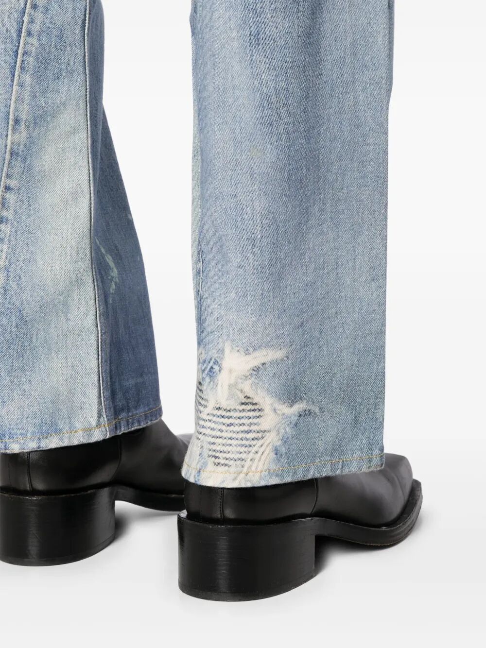 Jeans loose fit effetto vintage wash