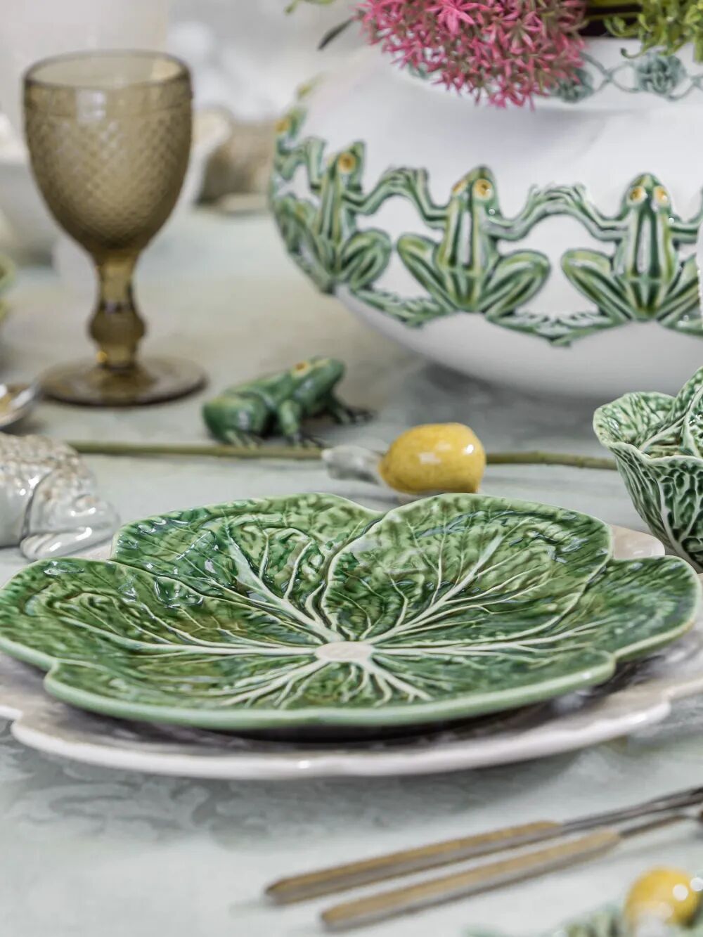 Dinner Plate CABBA NAT 4 pz